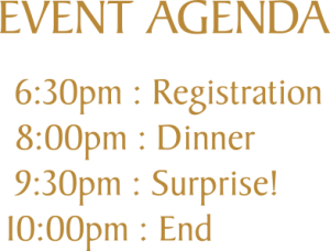 event agenda